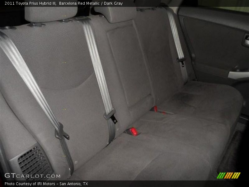 Barcelona Red Metallic / Dark Gray 2011 Toyota Prius Hybrid III