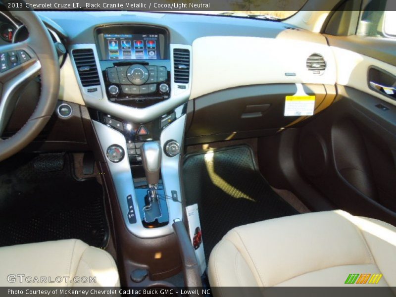 Black Granite Metallic / Cocoa/Light Neutral 2013 Chevrolet Cruze LT