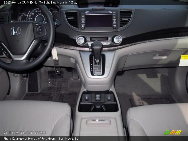 Twilight Blue Metallic / Gray 2013 Honda CR-V EX-L