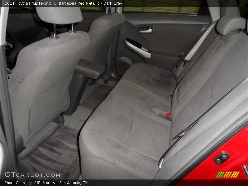 Barcelona Red Metallic / Dark Gray 2011 Toyota Prius Hybrid III