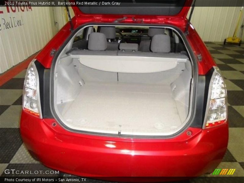 Barcelona Red Metallic / Dark Gray 2011 Toyota Prius Hybrid III