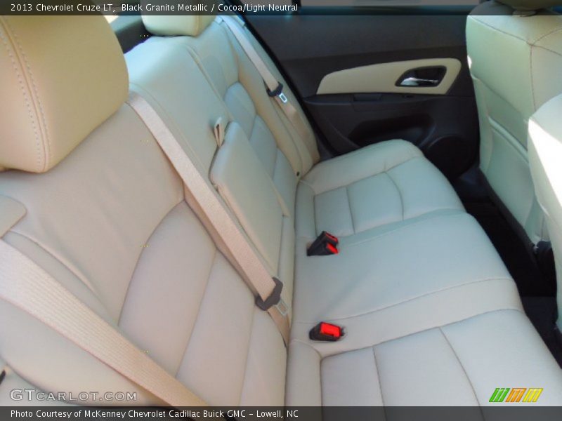 Black Granite Metallic / Cocoa/Light Neutral 2013 Chevrolet Cruze LT