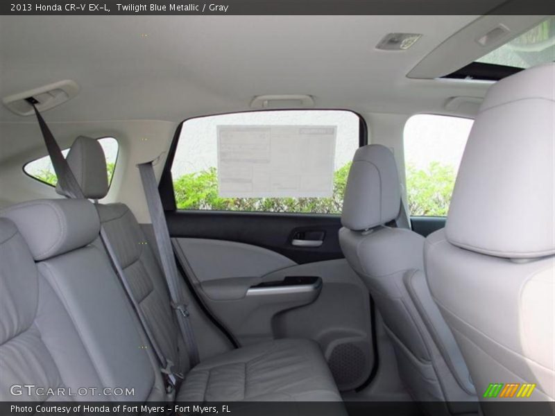 Twilight Blue Metallic / Gray 2013 Honda CR-V EX-L
