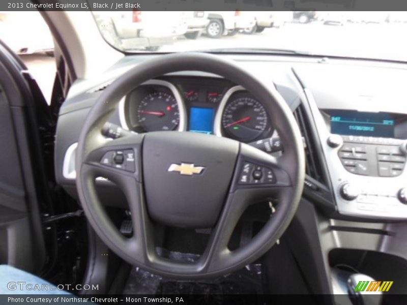 Black / Jet Black 2013 Chevrolet Equinox LS