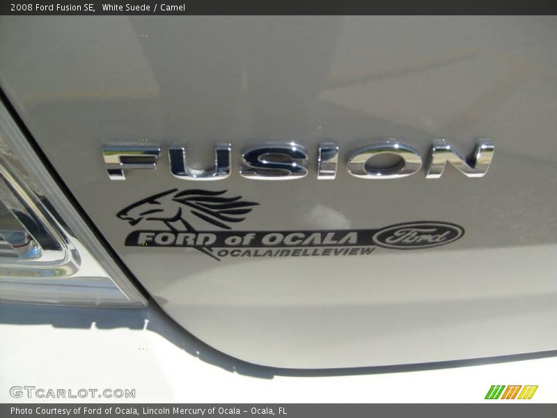 White Suede / Camel 2008 Ford Fusion SE