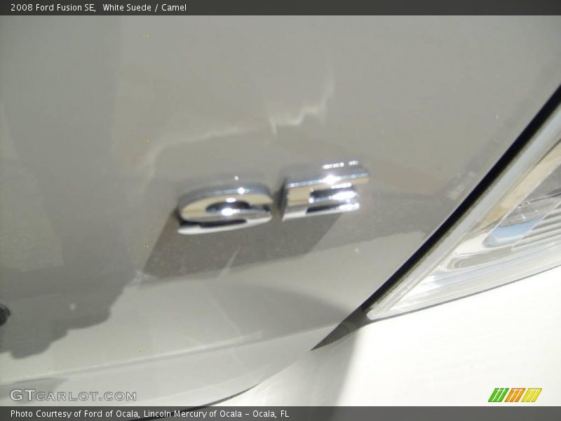 White Suede / Camel 2008 Ford Fusion SE