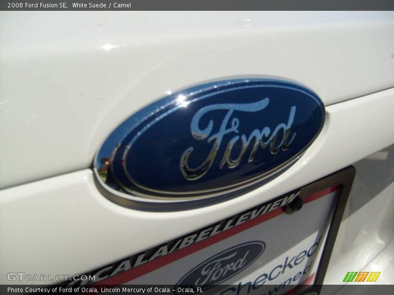 White Suede / Camel 2008 Ford Fusion SE