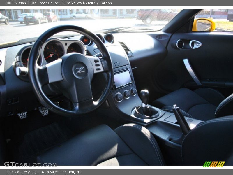 Ultra Yellow Metallic / Carbon 2005 Nissan 350Z Track Coupe