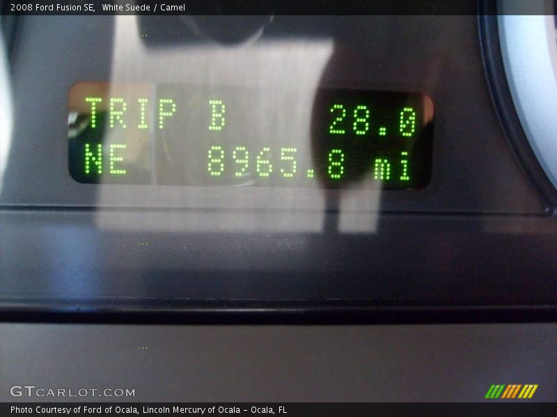 White Suede / Camel 2008 Ford Fusion SE