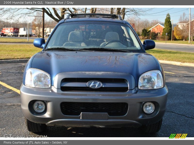 Nautical Blue / Gray 2006 Hyundai Santa Fe GLS