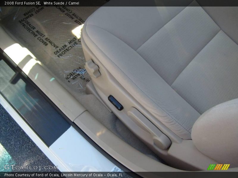 White Suede / Camel 2008 Ford Fusion SE