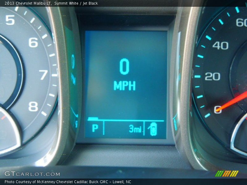 Summit White / Jet Black 2013 Chevrolet Malibu LT