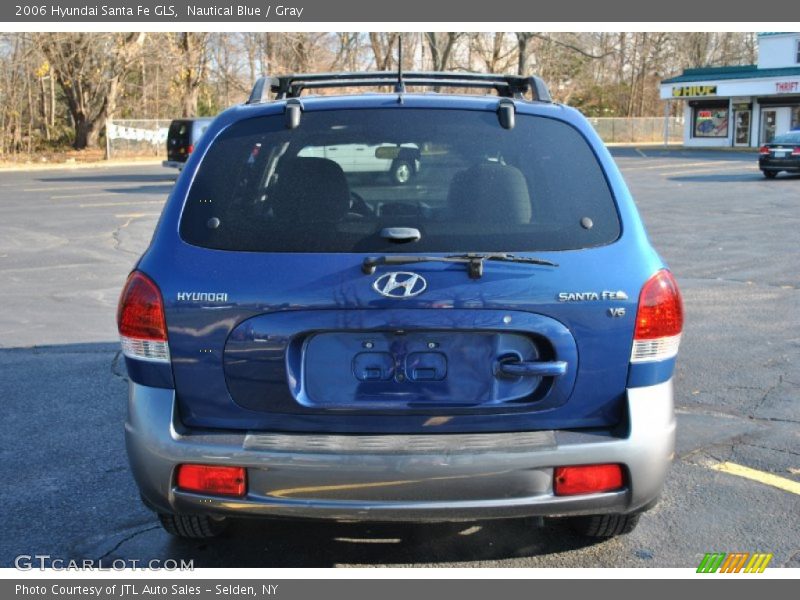 Nautical Blue / Gray 2006 Hyundai Santa Fe GLS