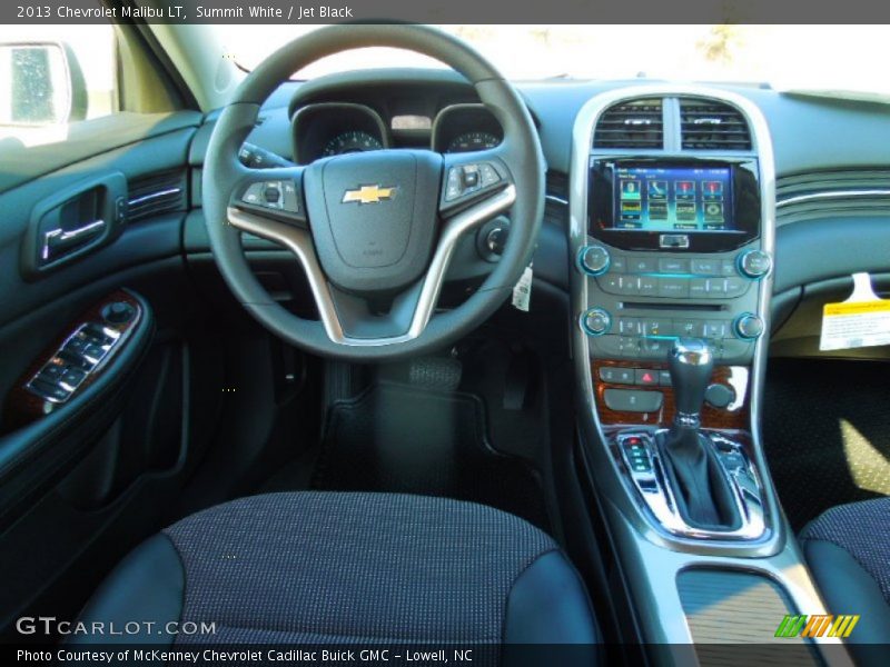 Summit White / Jet Black 2013 Chevrolet Malibu LT