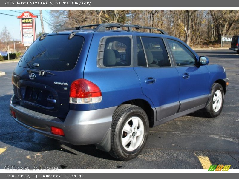 Nautical Blue / Gray 2006 Hyundai Santa Fe GLS