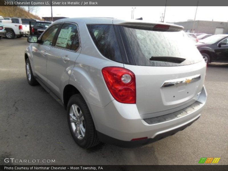 Silver Ice Metallic / Jet Black 2013 Chevrolet Equinox LS