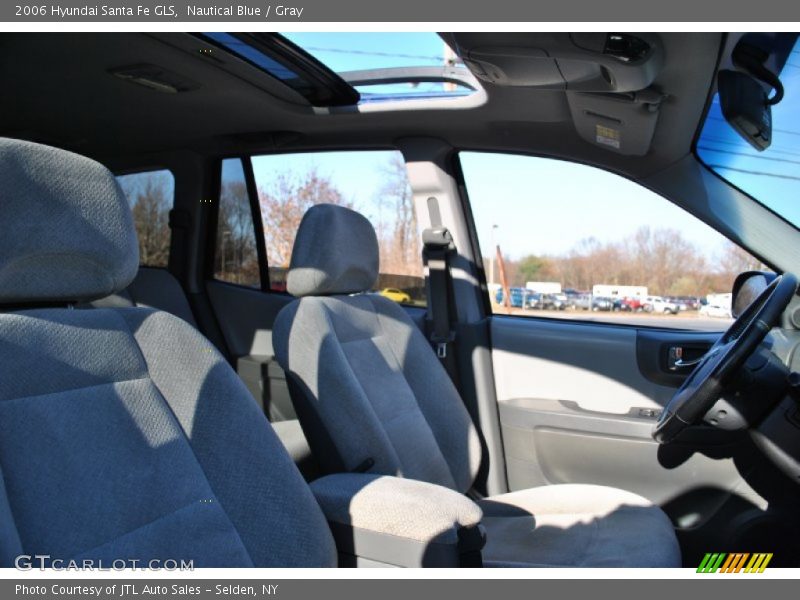 Nautical Blue / Gray 2006 Hyundai Santa Fe GLS