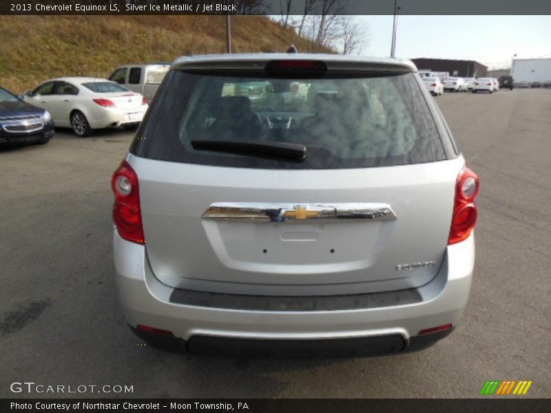 Silver Ice Metallic / Jet Black 2013 Chevrolet Equinox LS