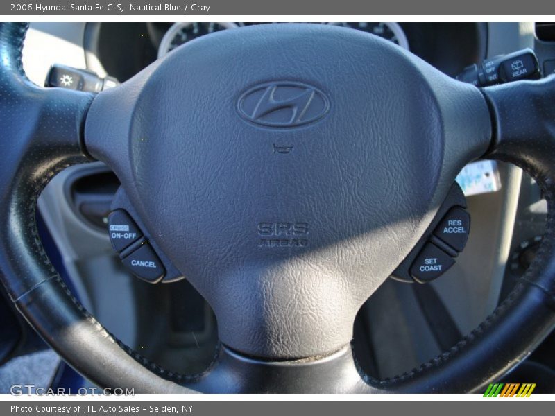 Nautical Blue / Gray 2006 Hyundai Santa Fe GLS