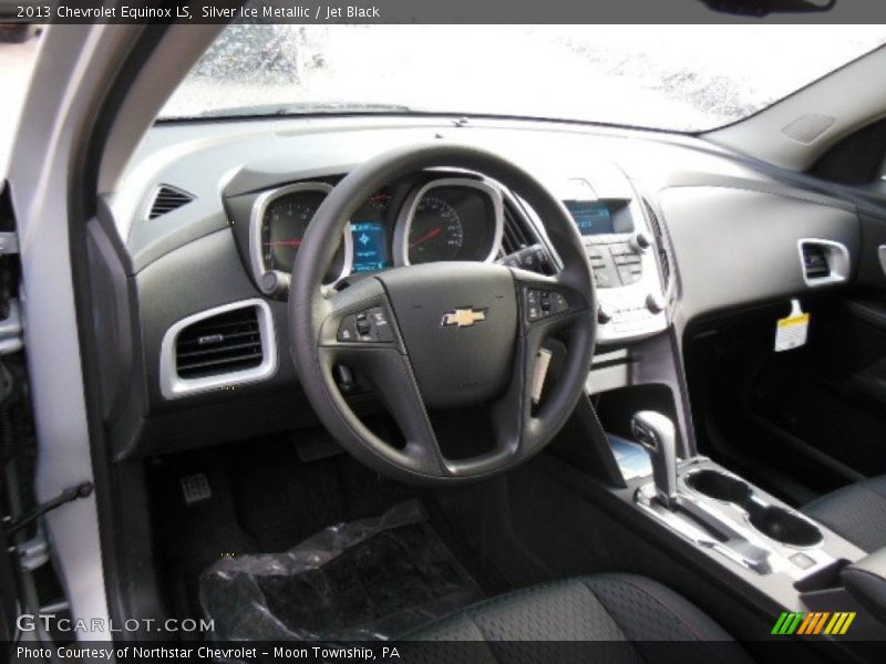 Silver Ice Metallic / Jet Black 2013 Chevrolet Equinox LS
