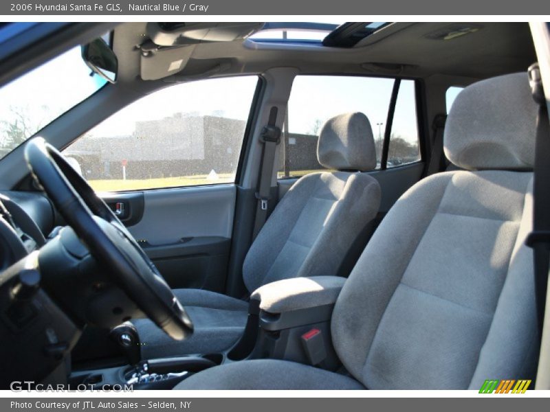 Nautical Blue / Gray 2006 Hyundai Santa Fe GLS