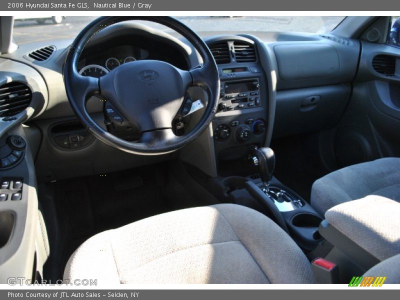 Nautical Blue / Gray 2006 Hyundai Santa Fe GLS