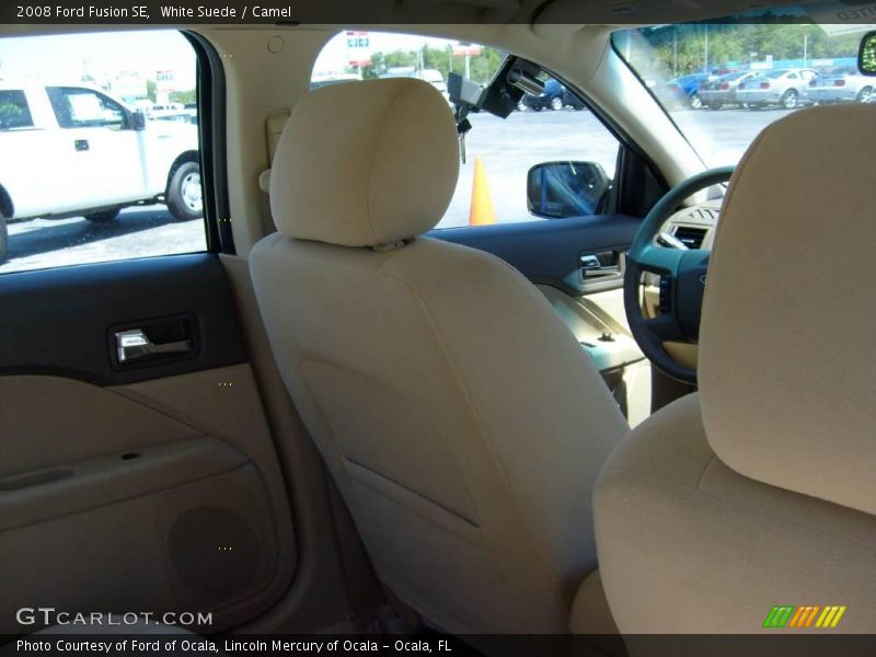 White Suede / Camel 2008 Ford Fusion SE