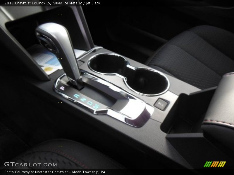 Silver Ice Metallic / Jet Black 2013 Chevrolet Equinox LS