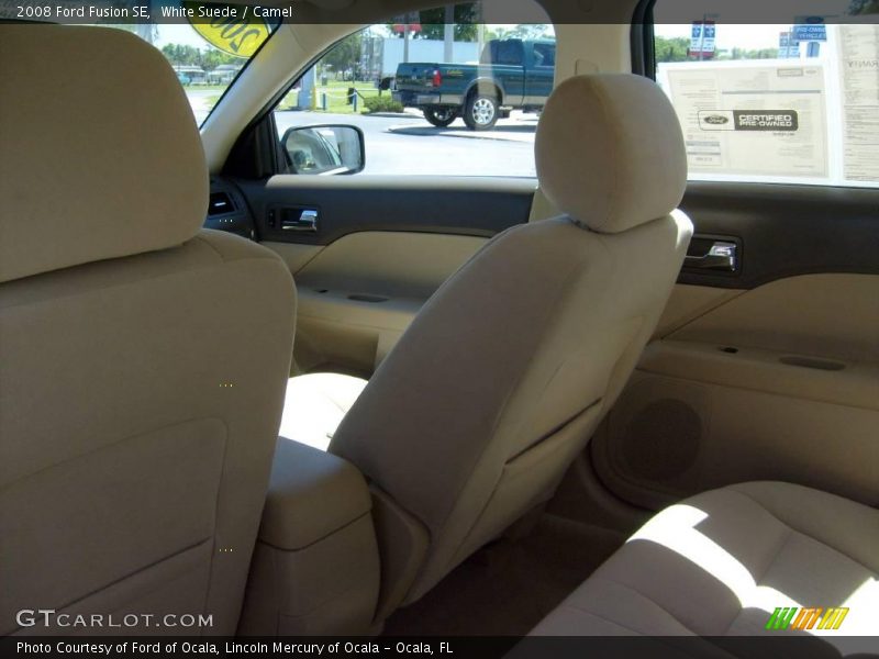 White Suede / Camel 2008 Ford Fusion SE