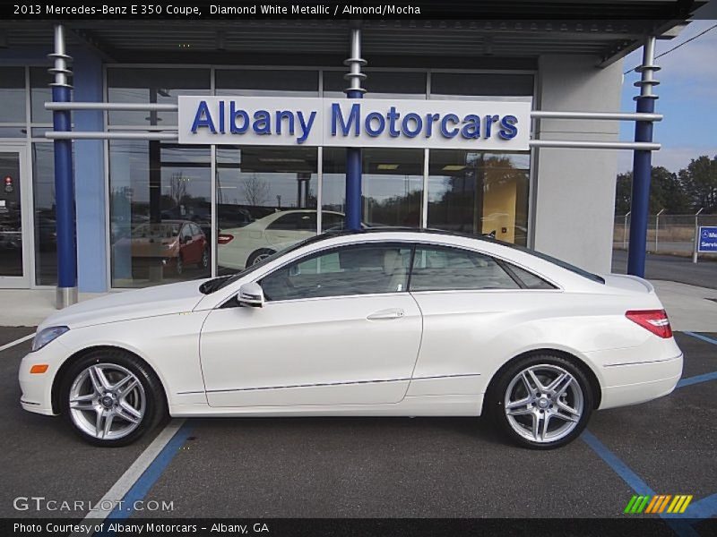 Diamond White Metallic / Almond/Mocha 2013 Mercedes-Benz E 350 Coupe