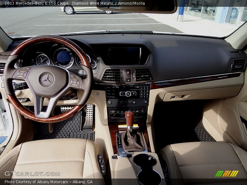 Diamond White Metallic / Almond/Mocha 2013 Mercedes-Benz E 350 Coupe