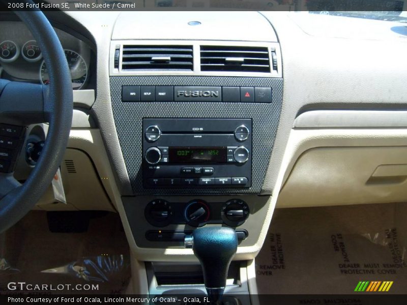 White Suede / Camel 2008 Ford Fusion SE