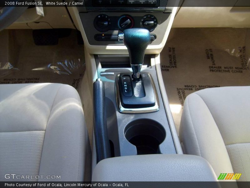 White Suede / Camel 2008 Ford Fusion SE