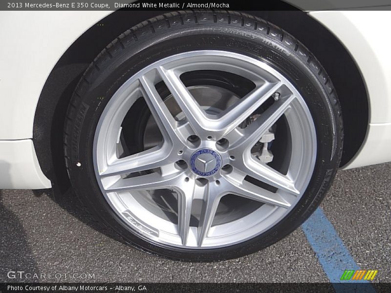 Diamond White Metallic / Almond/Mocha 2013 Mercedes-Benz E 350 Coupe