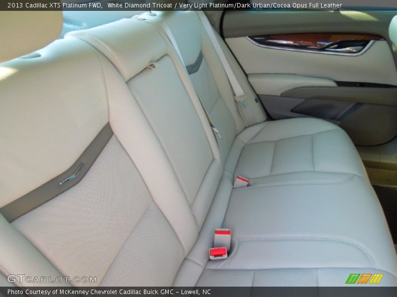White Diamond Tricoat / Very Light Platinum/Dark Urban/Cocoa Opus Full Leather 2013 Cadillac XTS Platinum FWD