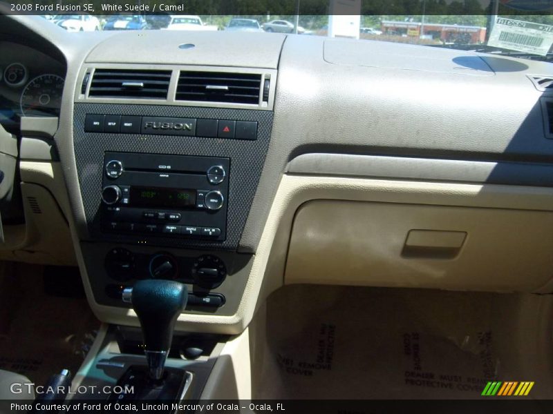 White Suede / Camel 2008 Ford Fusion SE
