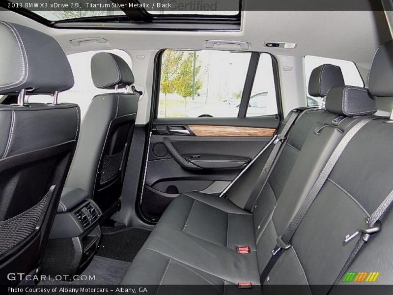 Titanium Silver Metallic / Black 2013 BMW X3 xDrive 28i