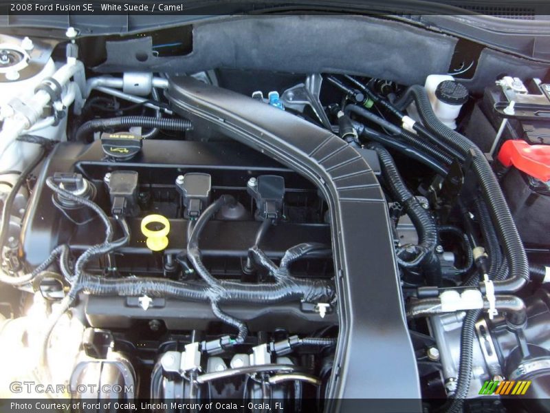 White Suede / Camel 2008 Ford Fusion SE