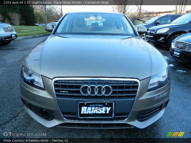 Dakar Beige Metallic / Cardamom Beige 2009 Audi A4 2.0T quattro Sedan