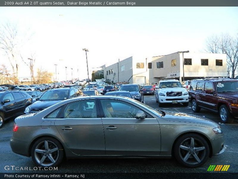 Dakar Beige Metallic / Cardamom Beige 2009 Audi A4 2.0T quattro Sedan