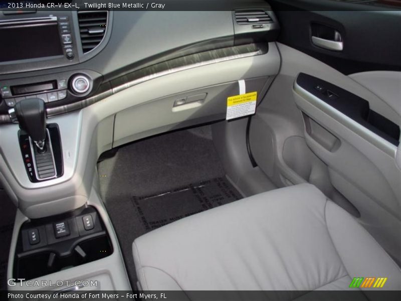 Twilight Blue Metallic / Gray 2013 Honda CR-V EX-L