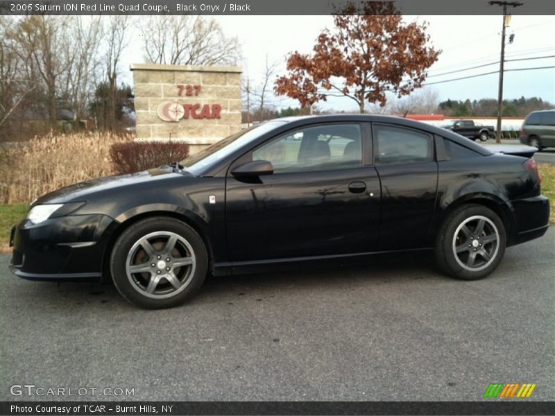 Black Onyx / Black 2006 Saturn ION Red Line Quad Coupe
