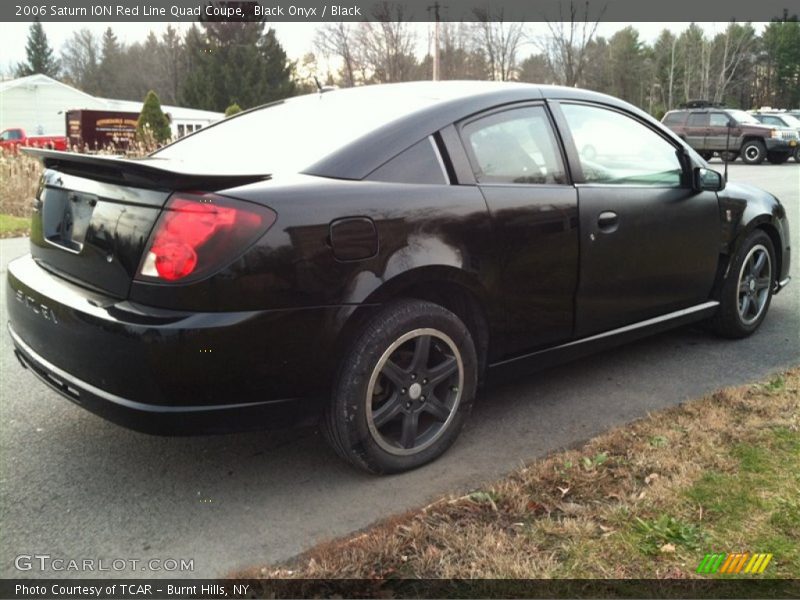Black Onyx / Black 2006 Saturn ION Red Line Quad Coupe