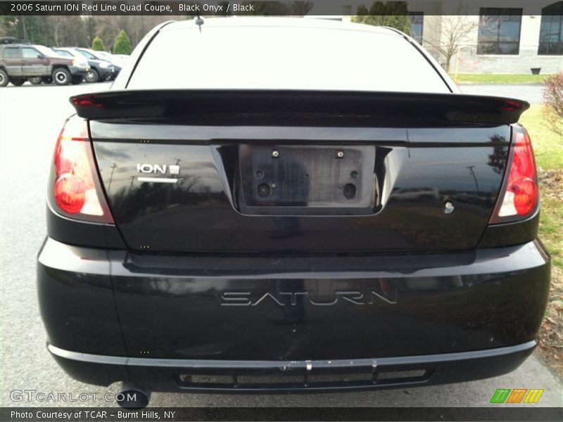 Black Onyx / Black 2006 Saturn ION Red Line Quad Coupe