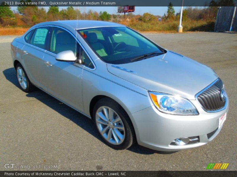 Quicksilver Metallic / Medium Titanium 2013 Buick Verano FWD