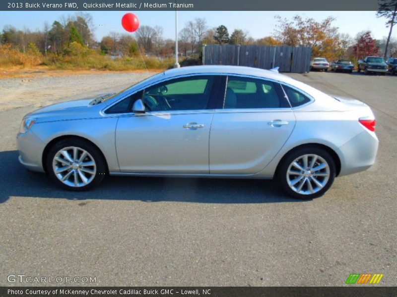 Quicksilver Metallic / Medium Titanium 2013 Buick Verano FWD