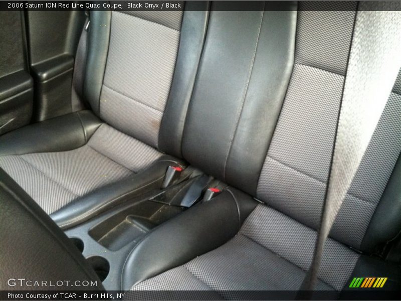 Rear Seat of 2006 ION Red Line Quad Coupe