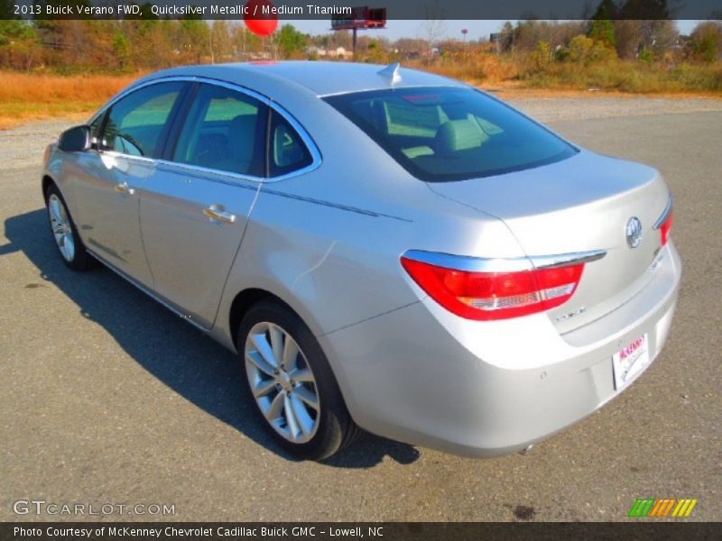 Quicksilver Metallic / Medium Titanium 2013 Buick Verano FWD