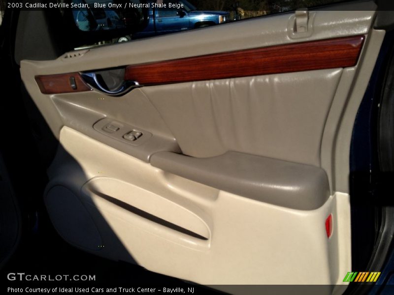 Blue Onyx / Neutral Shale Beige 2003 Cadillac DeVille Sedan