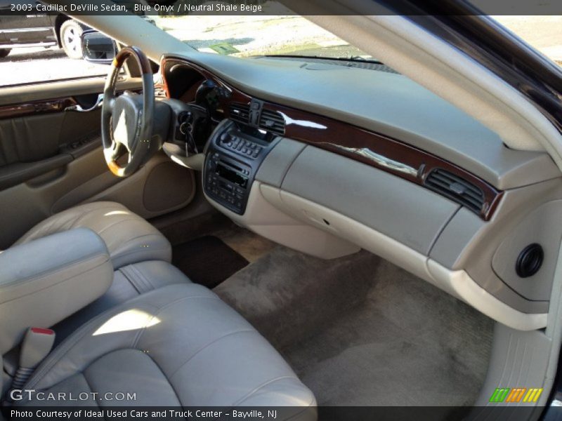Blue Onyx / Neutral Shale Beige 2003 Cadillac DeVille Sedan